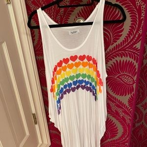 Lauren Moshi Rainbow Hearts Cover Up